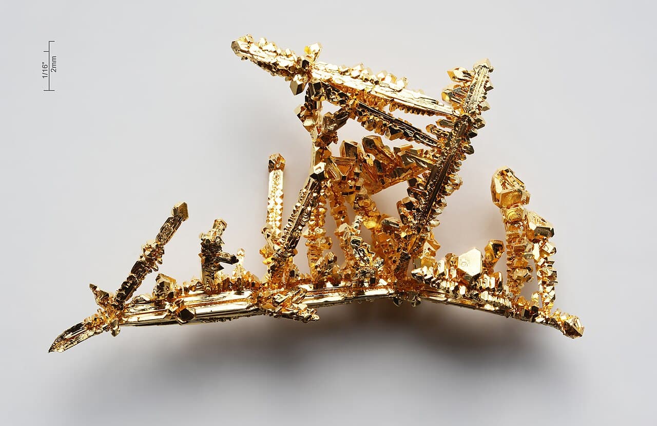 Illustration - Gold-crystals