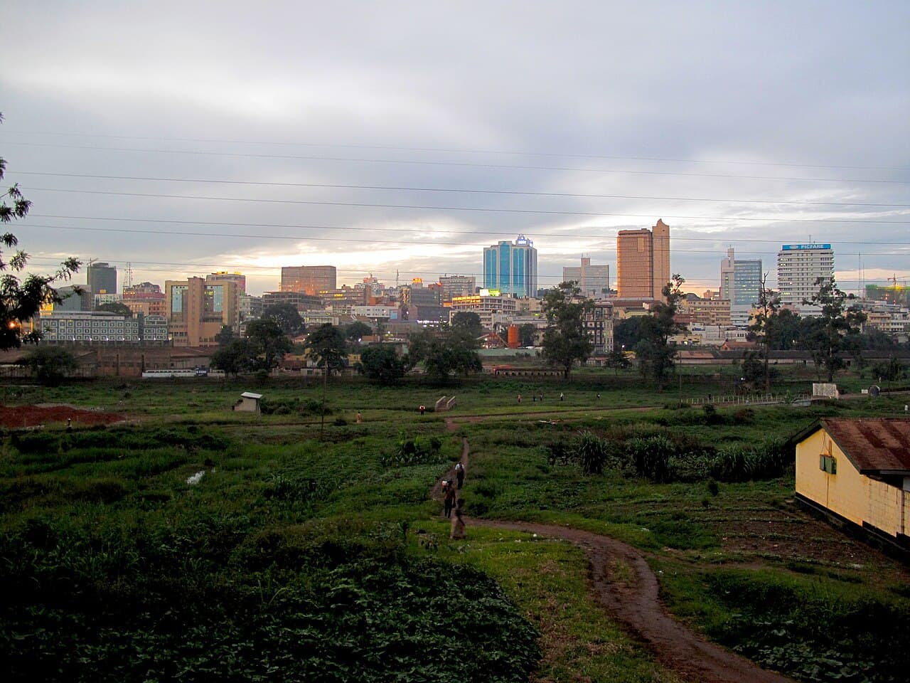 Illustration - Kampala skyline