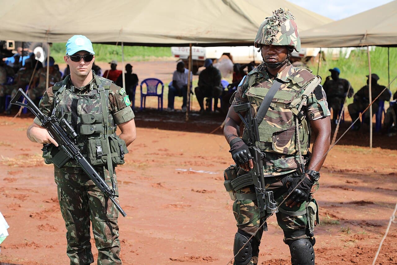 Illustration - 703A2617 MONUSCO peacekeepers in Beni during General Ma 9047ce6d