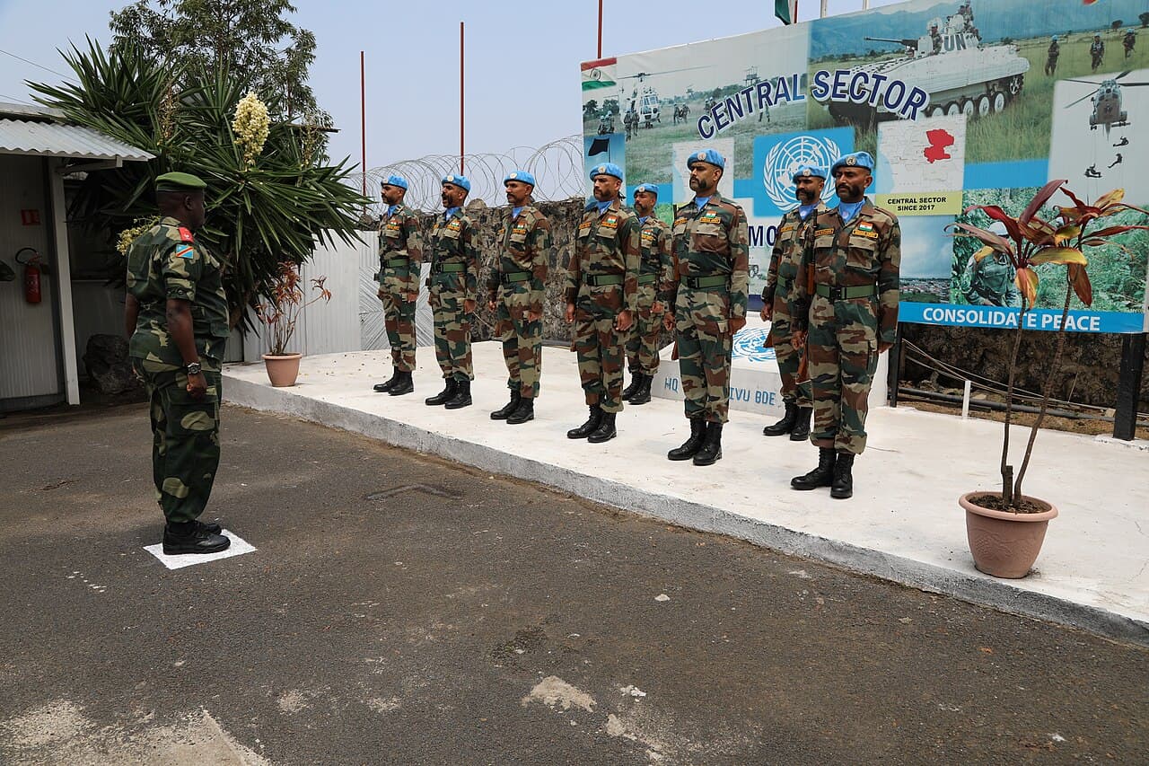 Illustration - FARDC Brig Gen Ychaligonza Nduru at the MONUSCO Headqua 7b46a803